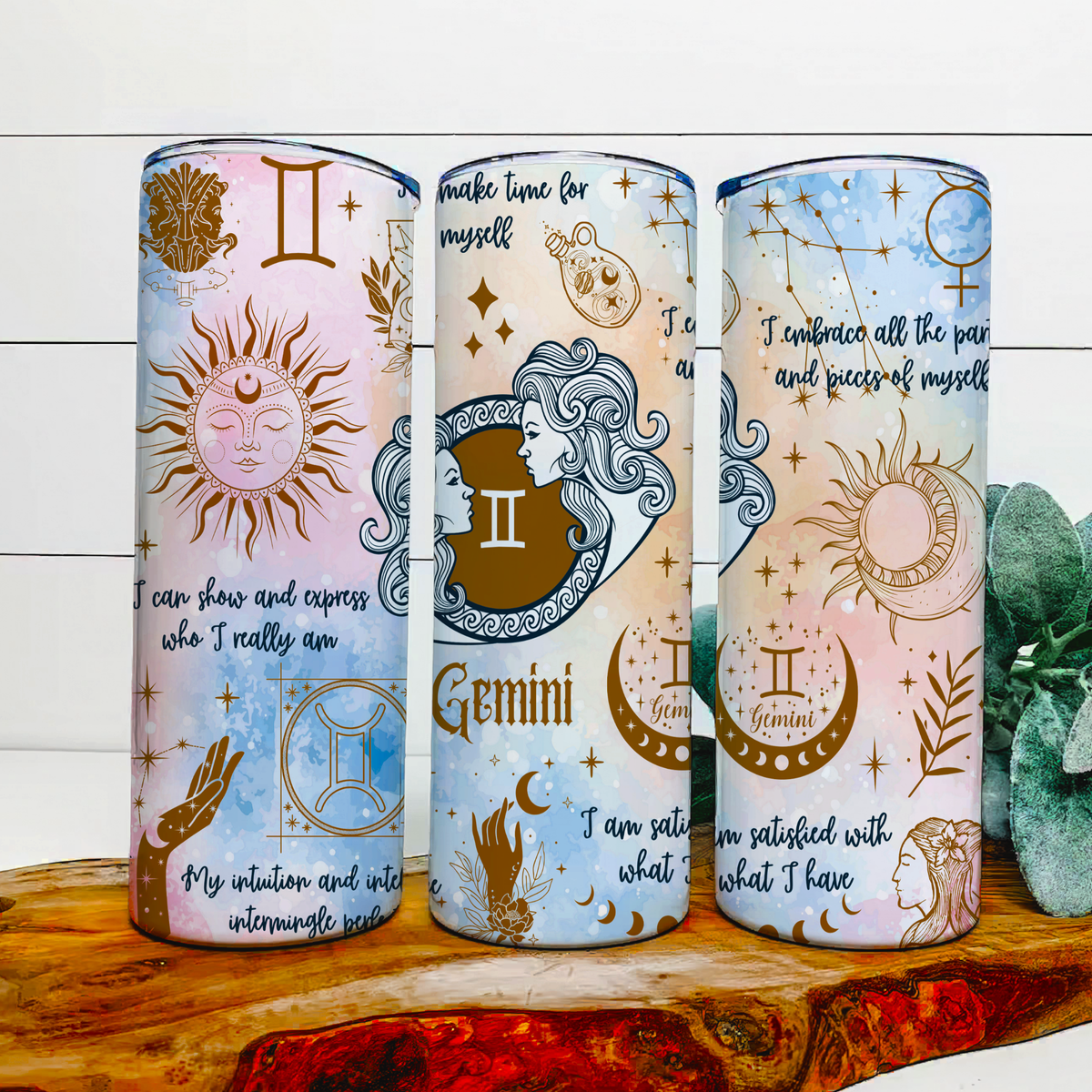Zodiac sign tumblers