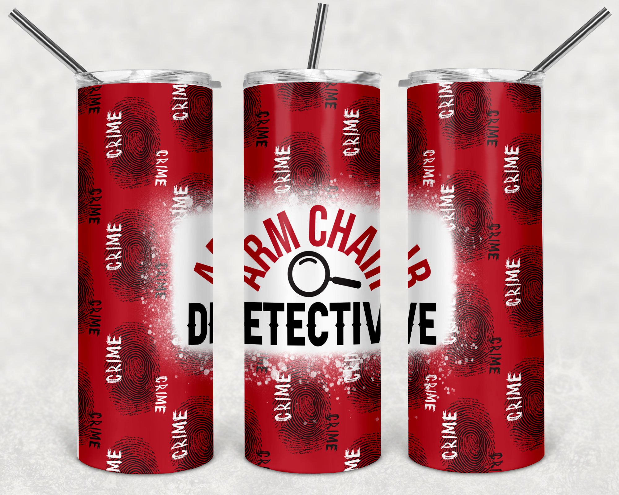 True crime skinny tumblers 20 oz
