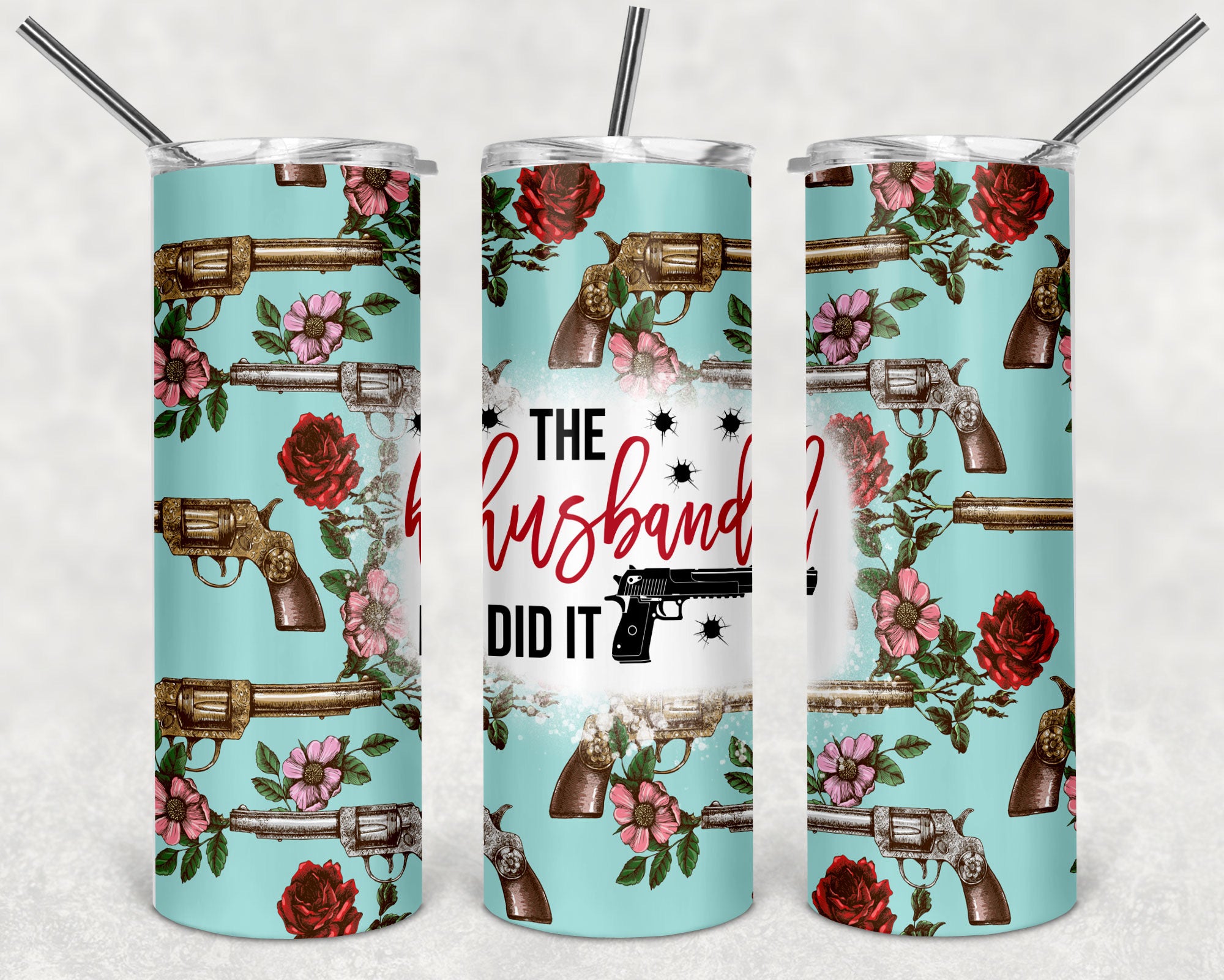 True crime skinny tumblers 20 oz