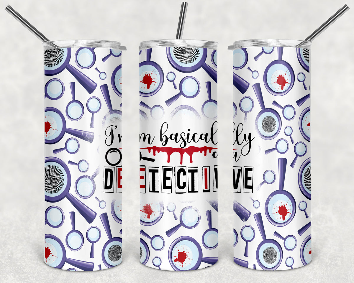 True crime skinny tumblers 20 oz