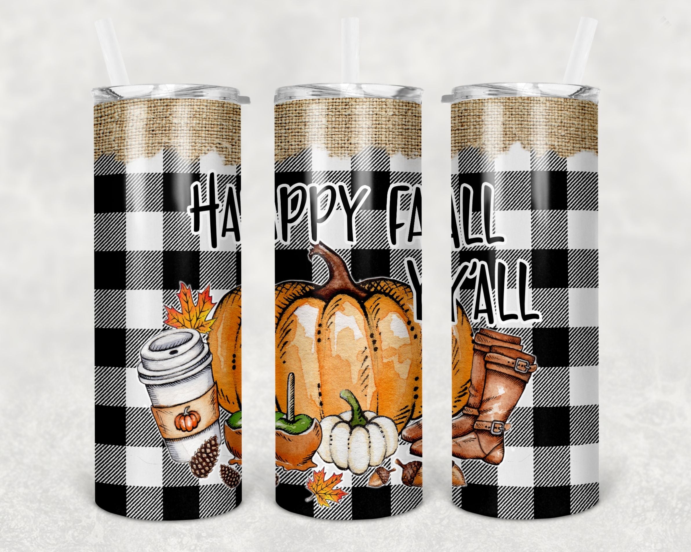 Fall skinny tumblers 20 oz