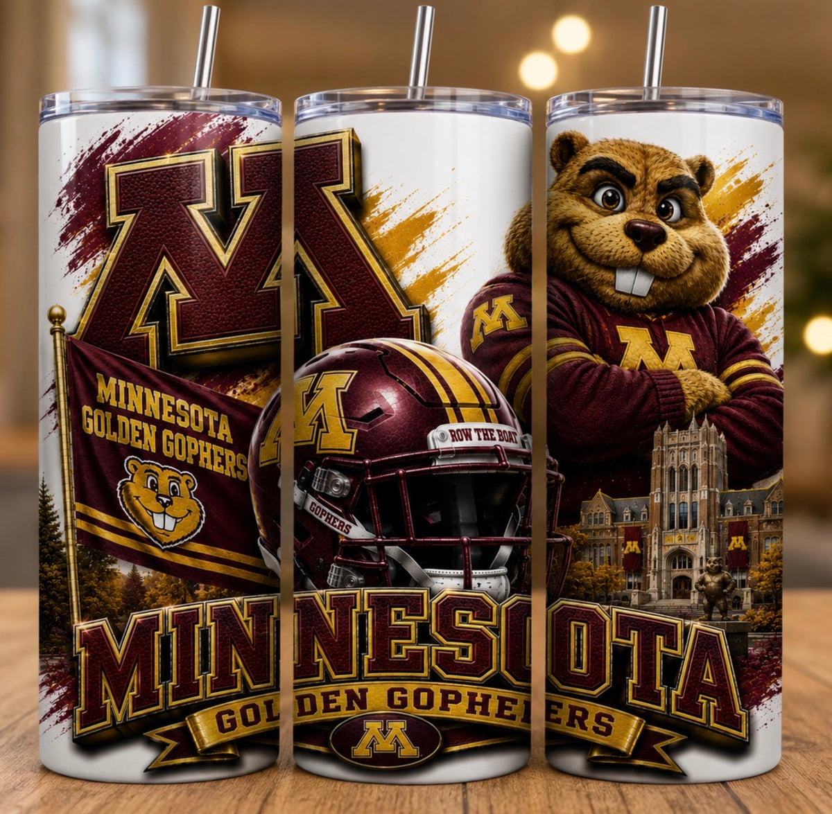 NCAA COLLEGE FOOTBALL TEAMS TUMBLERS
