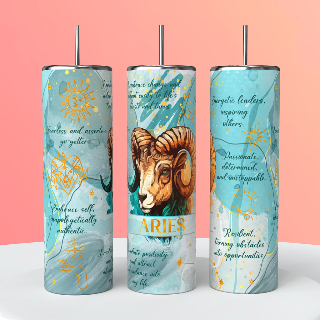 Zodiac sign tumblers